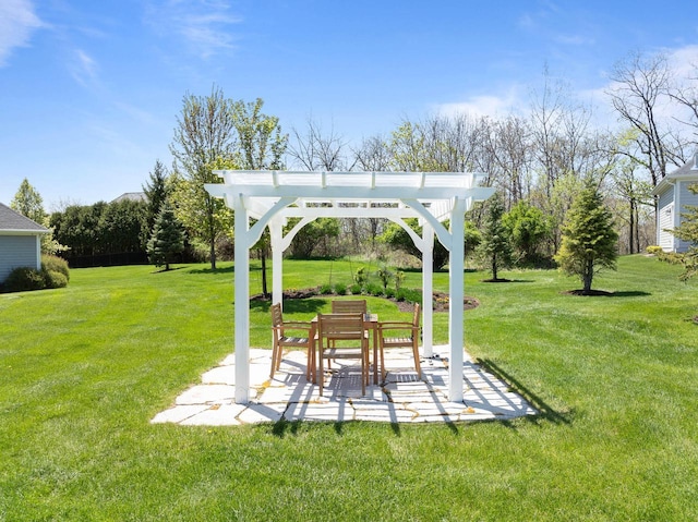 1387 Wilmington Way Unit 3-34, Lake Geneva, WI 53147 - view of green lawn featuring a patio area
