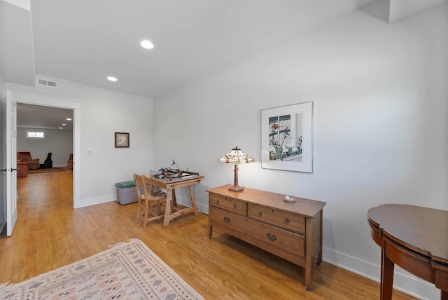 1387 Wilmington Way Unit 3-34, Lake Geneva, WI 53147 - misc room featuring light wood finished floors, recessed lighting, and baseboards