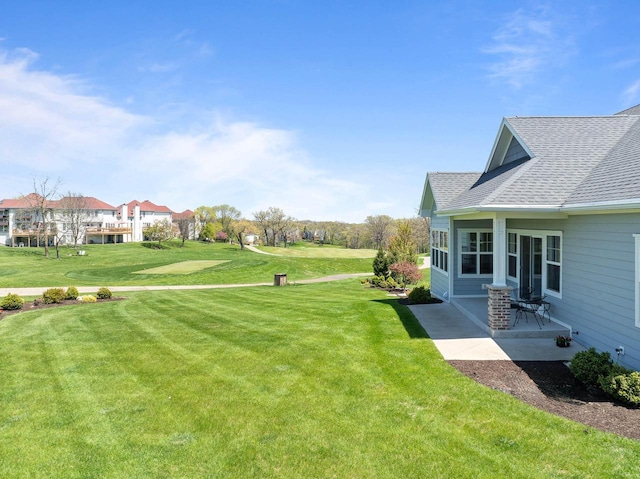 1387 Wilmington Way Unit 3-34, Lake Geneva, WI 53147 - view of green lawn featuring a patio area