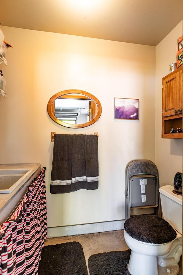 half bath with toilet
