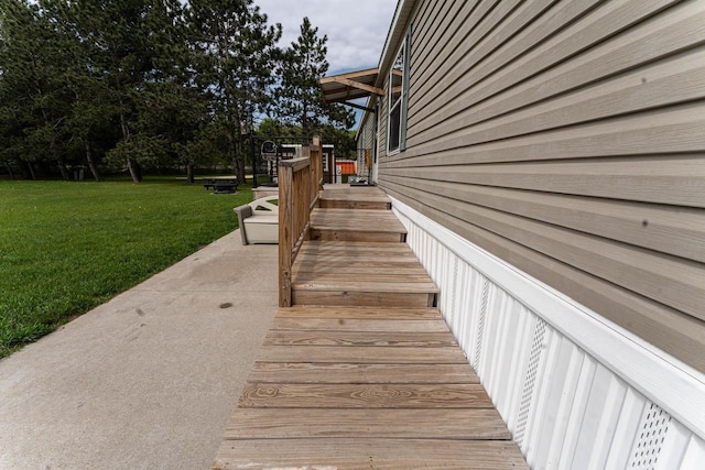 277 James St, Tomah, WI 54660 - view of property exterior with a yard