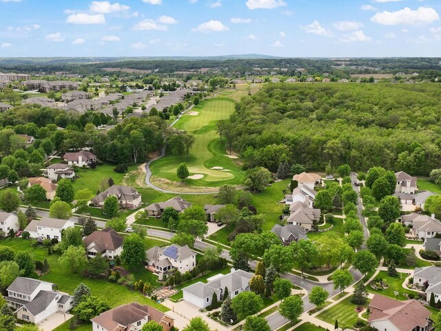 8705 Nelson Xing, Verona, WI 53593 - aerial view of residential area featuring a golf club