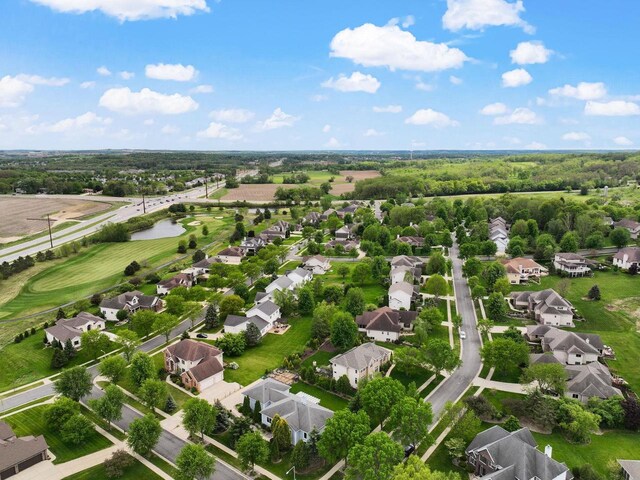 8705 Nelson Xing, Verona, WI 53593 - aerial view of residential area featuring a nearby body of water and a local golf course