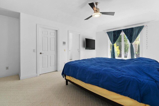 8705 Nelson Xing, Verona, WI 53593 - carpeted bedroom featuring baseboards and a ceiling fan