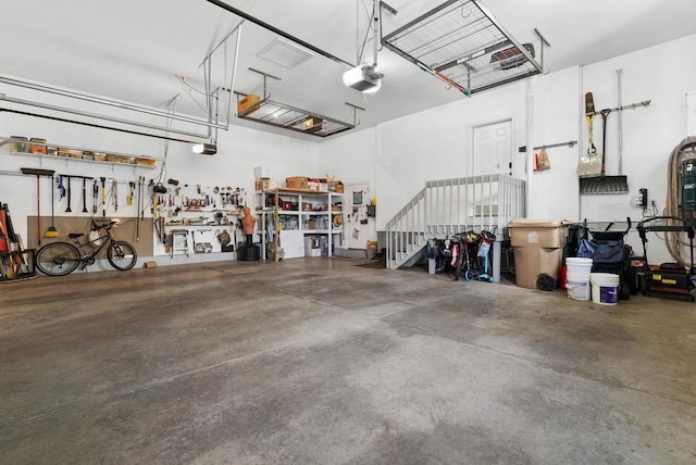 8705 Nelson Xing, Verona, WI 53593 - garage featuring a garage door opener