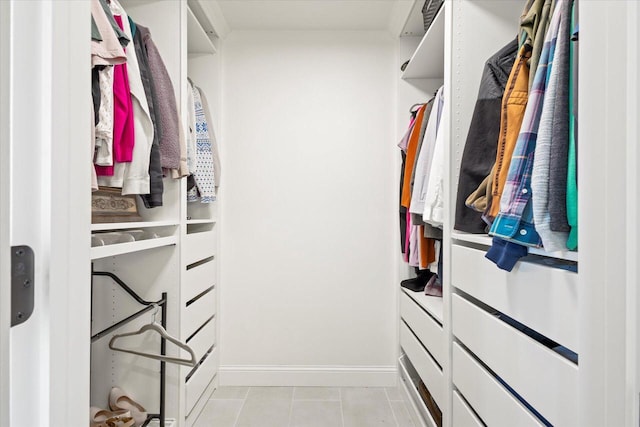 N39W32890 High Hill Ct, Nashotah, WI 53058 - spacious closet featuring light tile patterned floors