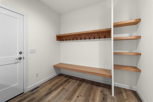 1407 Ridgetrail Dr, Cross Plains, WI 53528 - mudroom featuring baseboards and wood finished floors
