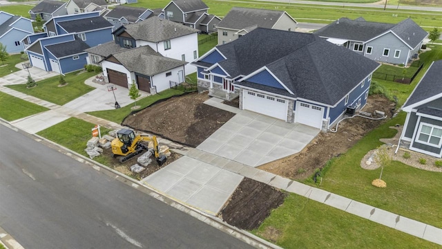 1407 Ridgetrail Dr, Cross Plains, WI 53528 - aerial perspective of suburban area