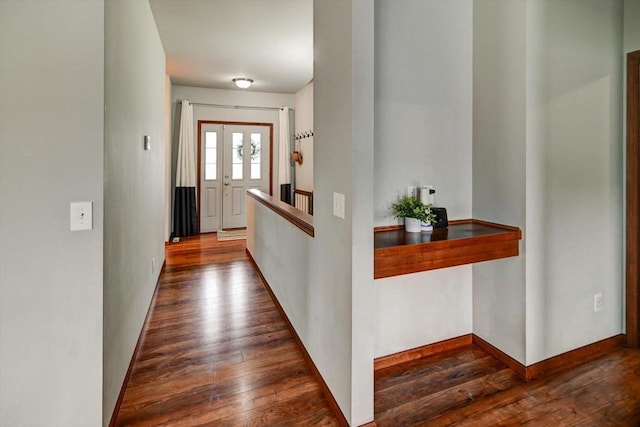 6972 Heirloom Dr, Deforest, WI 53532 - entryway featuring hardwood / wood-style floors and baseboards