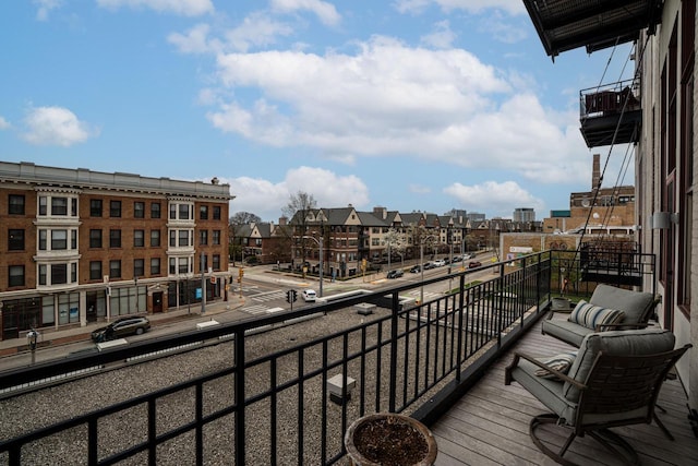1325 N Van Buren St Unit 308, Milwaukee, WI 53202 - balcony featuring a residential view