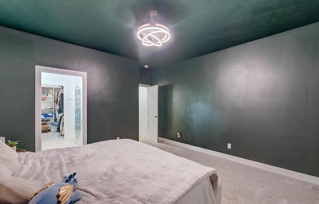 6612 Vista Vly, Windsor, WI 53598 - bedroom with a spacious closet, carpet, and baseboards