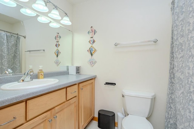 175545 Willow Ln, Ringle, WI 54440 - bathroom with vanity and toilet
