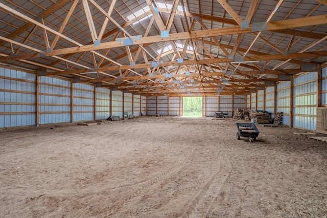 175545 Willow Ln, Ringle, WI 54440 - misc room with vaulted ceiling