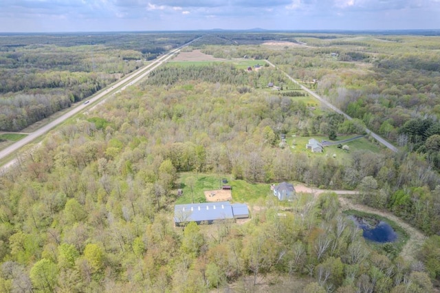 175545 Willow Ln, Ringle, WI 54440 - aerial view of property's location featuring a forest