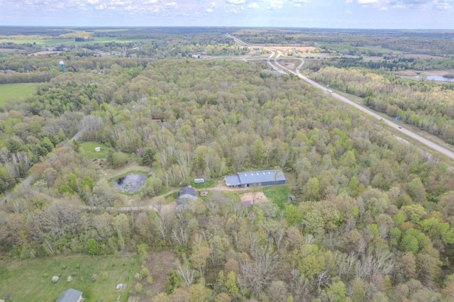 175545 Willow Ln, Ringle, WI 54440 - aerial view of property's location featuring a forest and a large body of water