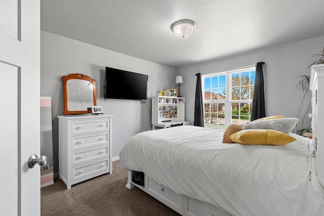 1397 Lear Ln, De Pere, WI 54115 - bedroom with dark colored carpet and baseboards