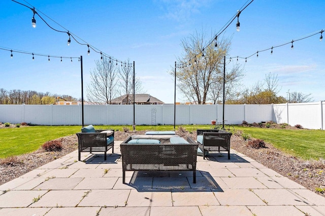 1397 Lear Ln, De Pere, WI 54115 - view of patio / terrace with an outdoor living space
