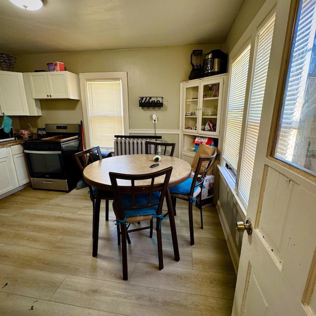 2664 N Booth St, Milwaukee, WI 53212 - dining area featuring light wood-style floors