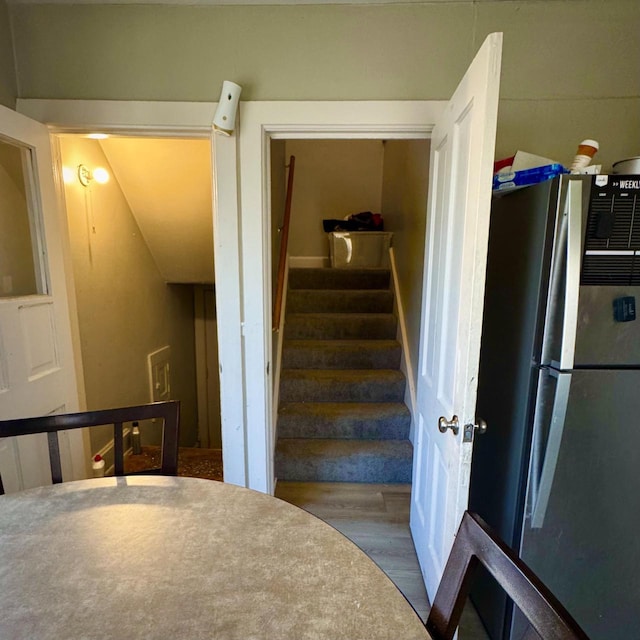 2664 N Booth St, Milwaukee, WI 53212 - staircase with wood finished floors