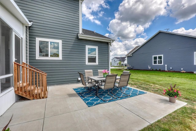view of patio / terrace with outdoor dining space