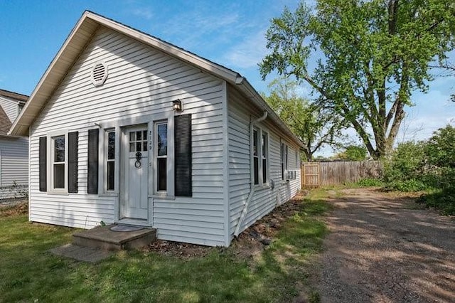 2139 12th St, Eau Claire, WI 54703 - view of property exterior featuring fence