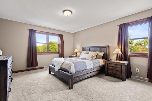 N5798 Lakeview Dr, Green Lake, WI 54941 - bedroom featuring light carpet and baseboards