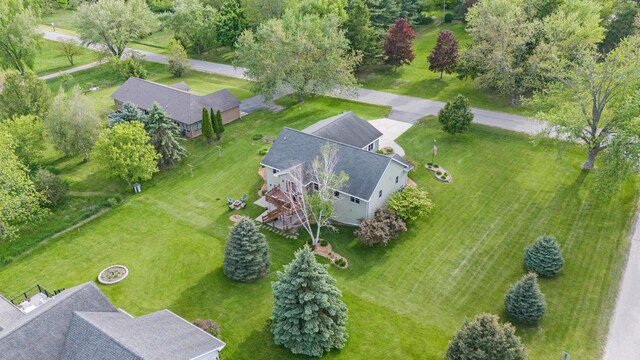 N5798 Lakeview Dr, Green Lake, WI 54941 - view from above of property