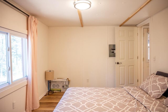984 E Trout Valley Rd, Friendship, WI 54646 - bedroom with wood finished floors and multiple windows