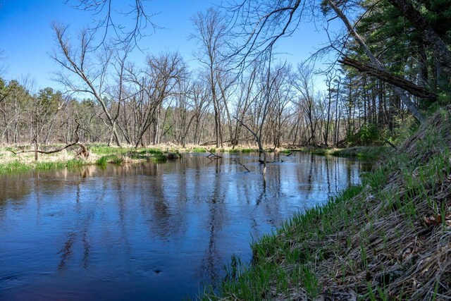 984 E Trout Valley Rd, Friendship, WI 54646 - water view featuring a forest