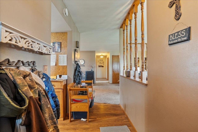 912 S 3rd Ave, Edgar, WI 54426 - corridor with light wood-style flooring