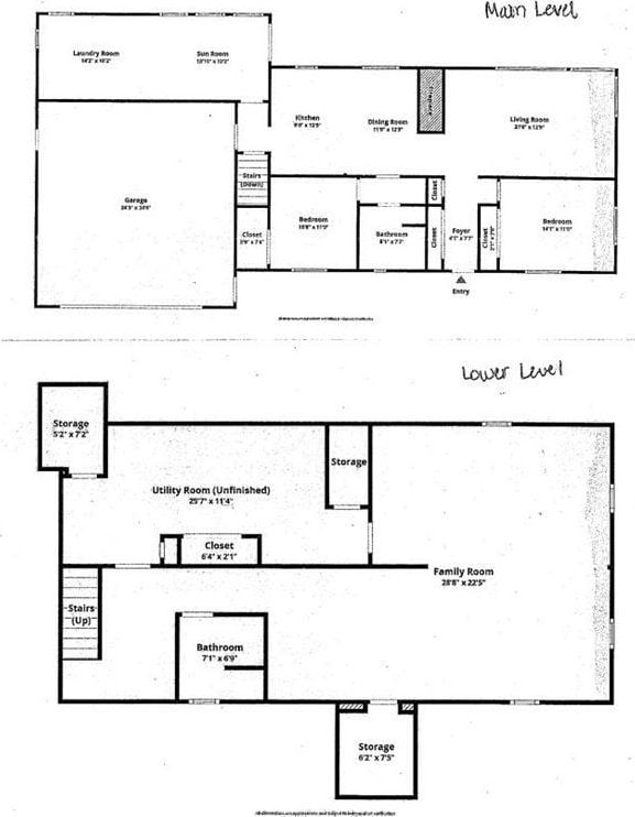 811 Russell St, Grantsburg, WI 54840 - property floor plan