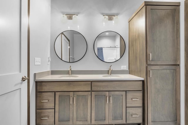 3153 Lazy Oak Ct, Green Bay, WI 54311 - full bathroom with double vanity