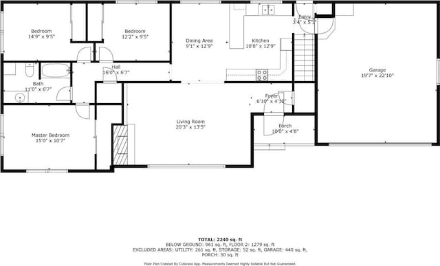 1020 W 3rd St, Kimberly, WI 54136 - property floor plan