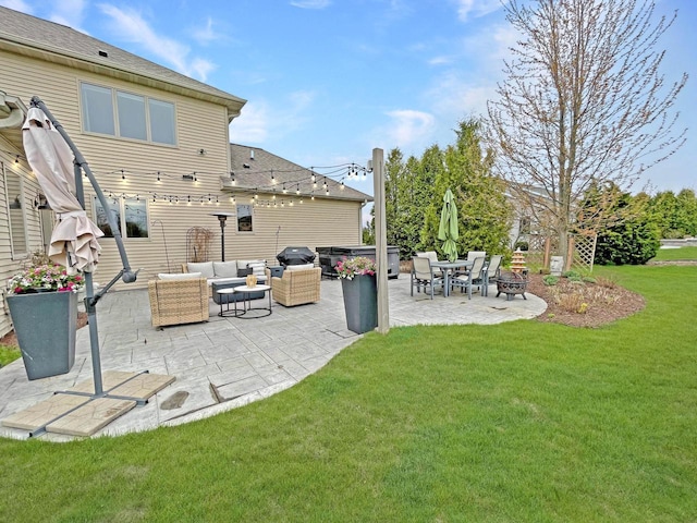 5634 Wind Dancer Ct, Sheboygan, WI 53081 - view of patio / terrace with an outdoor hangout area and area for grilling