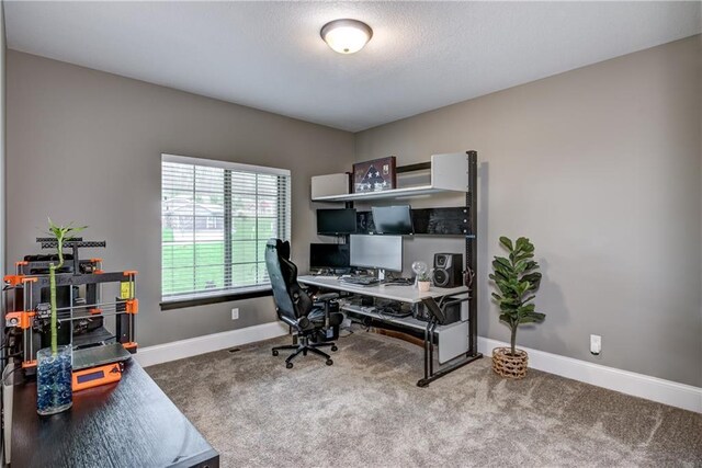 1215 Brooke Ct, Chippewa Falls, WI 54729 - office with carpet floors and baseboards
