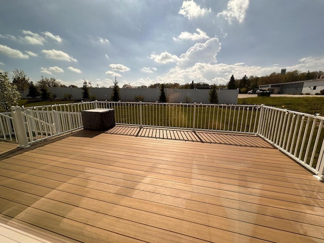 265 Victory Ln, Elkhart Lake, WI 53020 - view of deck