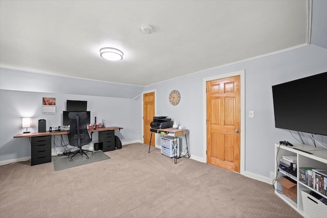530 W Acacia Rd, Glendale, WI 53217 - office area with carpet flooring and baseboards