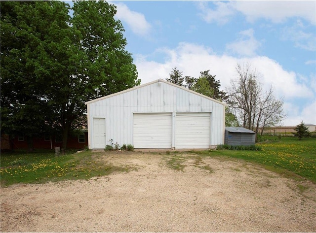 N4190 S County Road P, Spring Valley, WI 54767 - view of detached garage