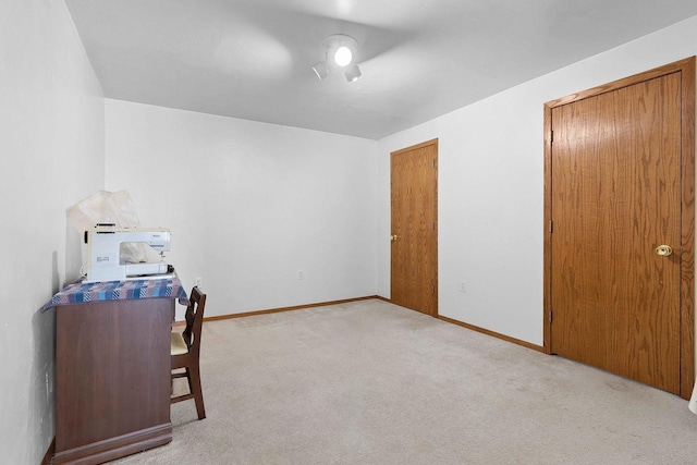 N3351 County Road B, Kewaunee, WI 54216 - home office with carpet and baseboards