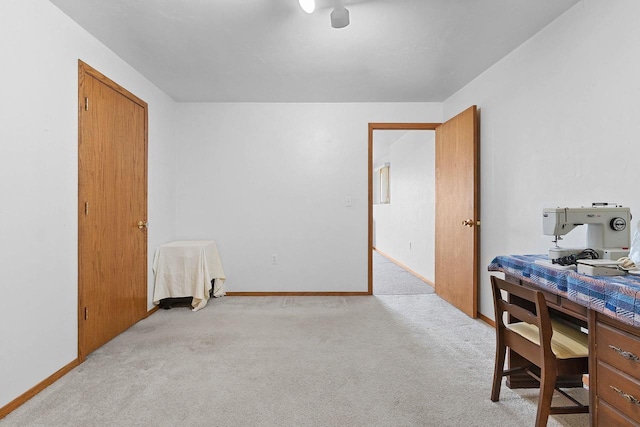 N3351 County Road B, Kewaunee, WI 54216 - office area with carpet and baseboards