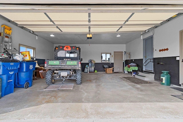 N3351 County Road B, Kewaunee, WI 54216 - garage featuring a garage door opener