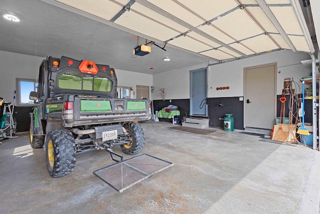 N3351 County Road B, Kewaunee, WI 54216 - garage featuring a garage door opener