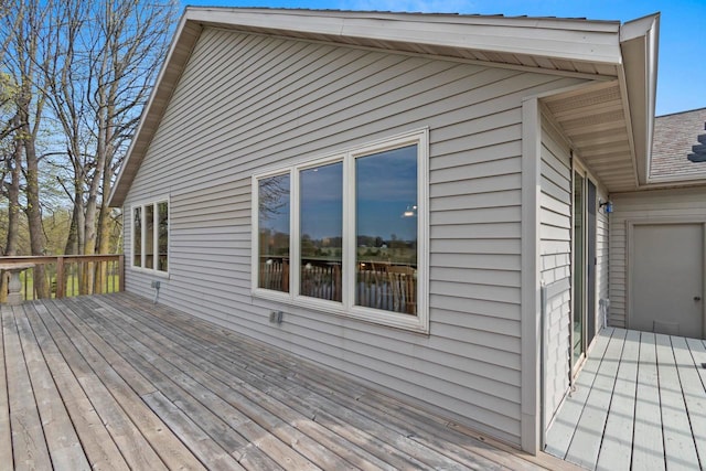 N3351 County Road B, Kewaunee, WI 54216 - view of deck