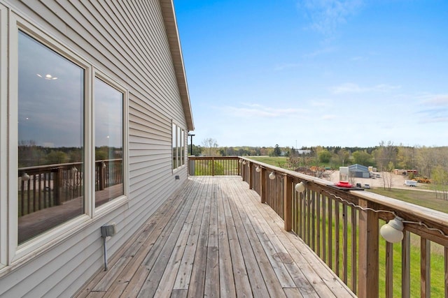 N3351 County Road B, Kewaunee, WI 54216 - view of wooden deck