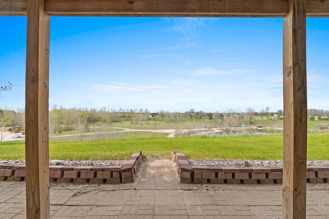 N3351 County Road B, Kewaunee, WI 54216 - view of patio / terrace with a water view