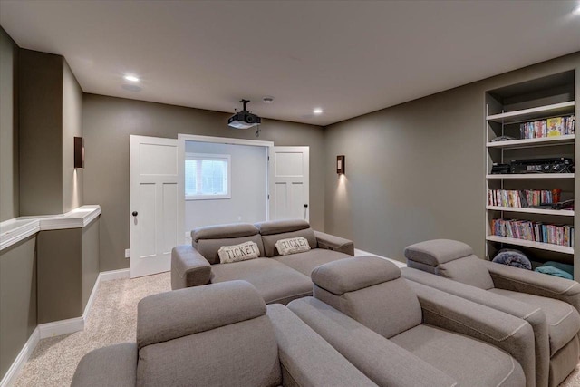 1002 Millies Way, Waunakee, WI 53597 - carpeted living area featuring baseboards and recessed lighting