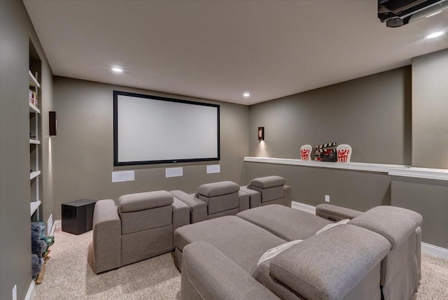 1002 Millies Way, Waunakee, WI 53597 - cinema room featuring carpet floors, recessed lighting, and baseboards