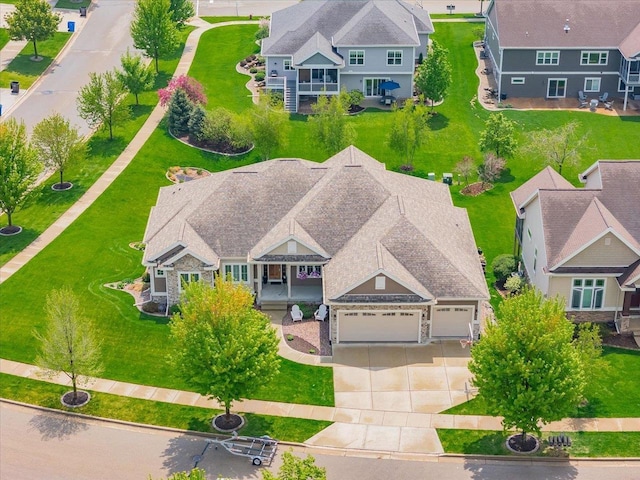 1002 Millies Way, Waunakee, WI 53597 - aerial perspective of suburban area