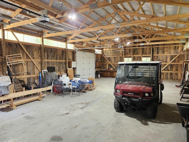 W7429 Akron Dr, Wild Rose, WI 54984 - view of garage