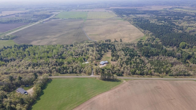 W7429 Akron Dr, Wild Rose, WI 54984 - view of property location with a heavily wooded area and rural landscape